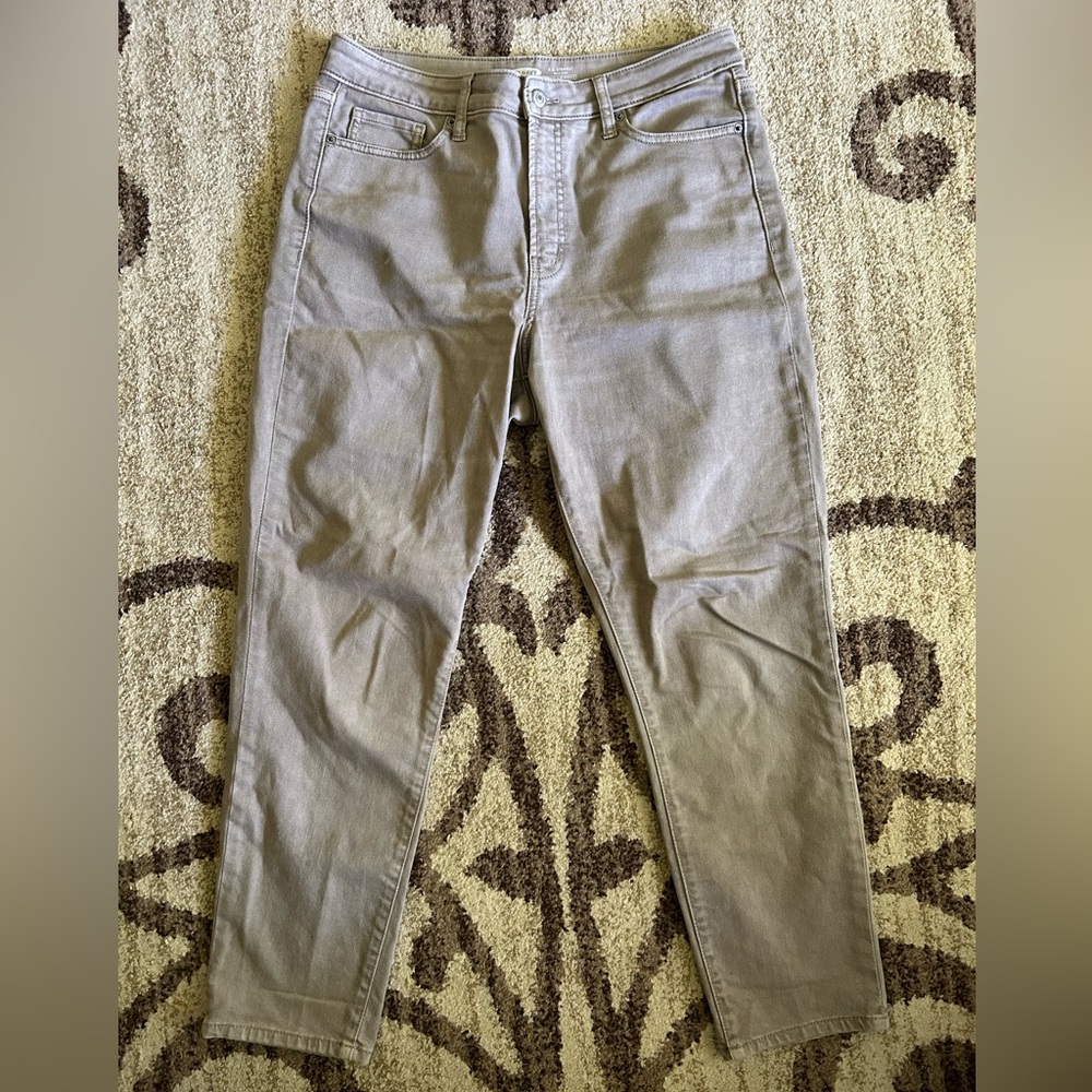 High rise mom jeans - taupe